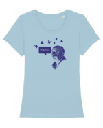 ink-hitchcock Tricou mânecă scurtă guler larg fitted Damă Expresser