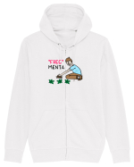 „Frec” menta Hanorac cu fermoar Unisex Connector