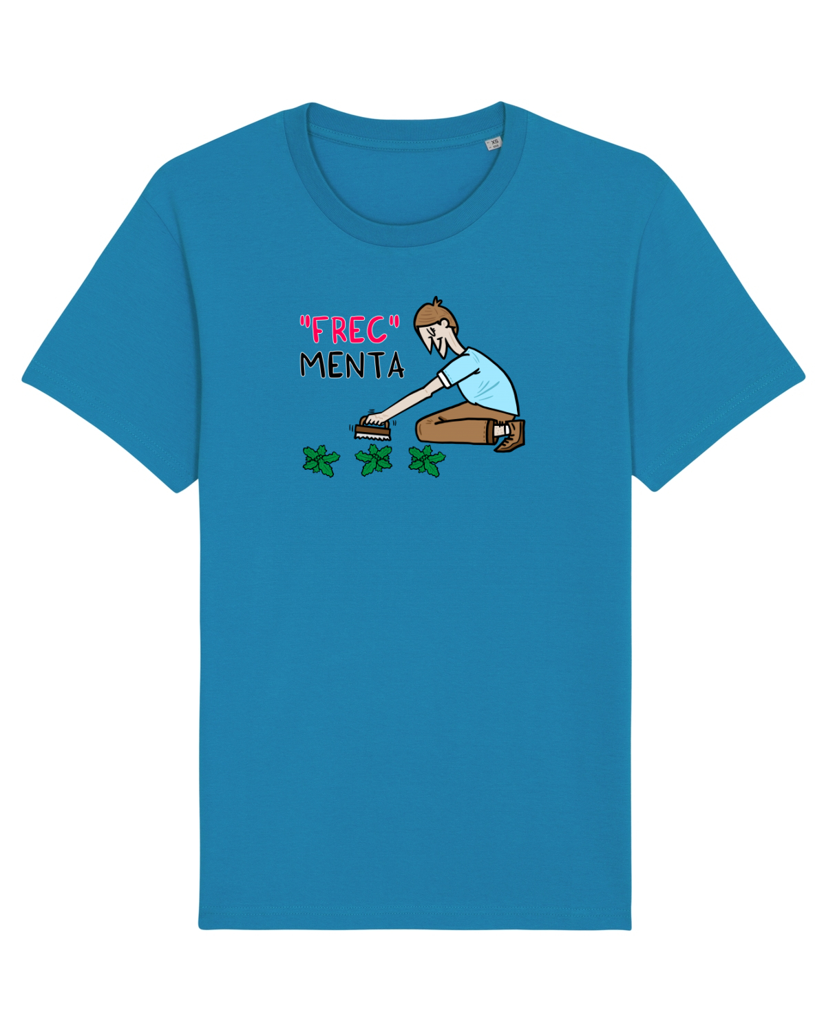 Tricou mânecă scurtă Unisex Rocker Azur