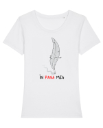 În pana mea Tricou mânecă scurtă guler larg fitted Damă Expresser
