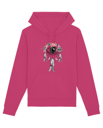 Ochi FLoral Dreamcatcher Raspberry