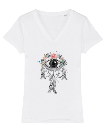 Ochi FLoral Dreamcatcher White