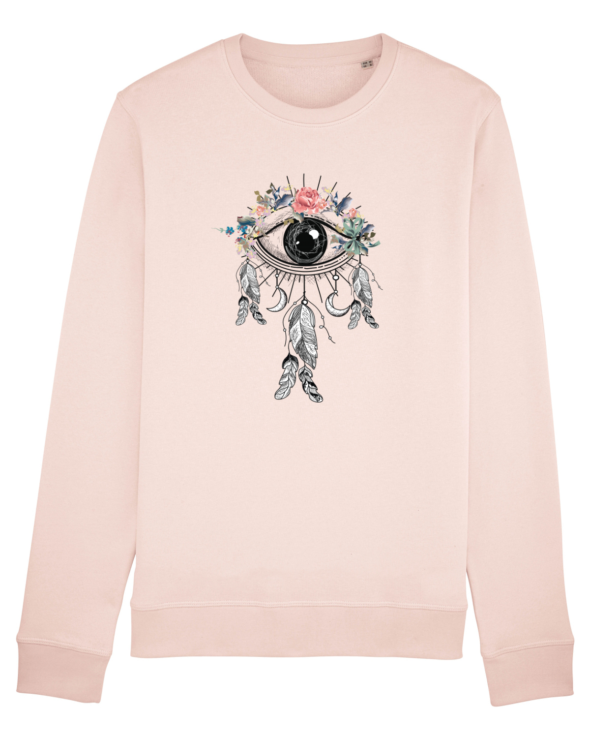 Bluză mânecă lungă Unisex Rise Candy Pink