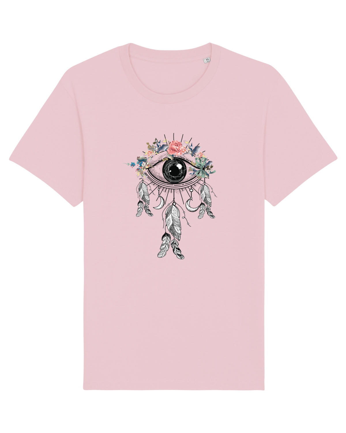 Tricou mânecă scurtă Unisex Rocker Cotton Pink