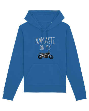Namaste on My Bike Royal Blue