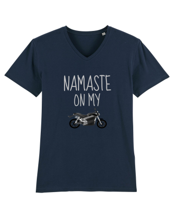 Namaste on My Bike French Navy