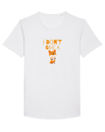 I Don't Give a Fox Tricou mânecă scurtă guler larg Bărbat Skater
