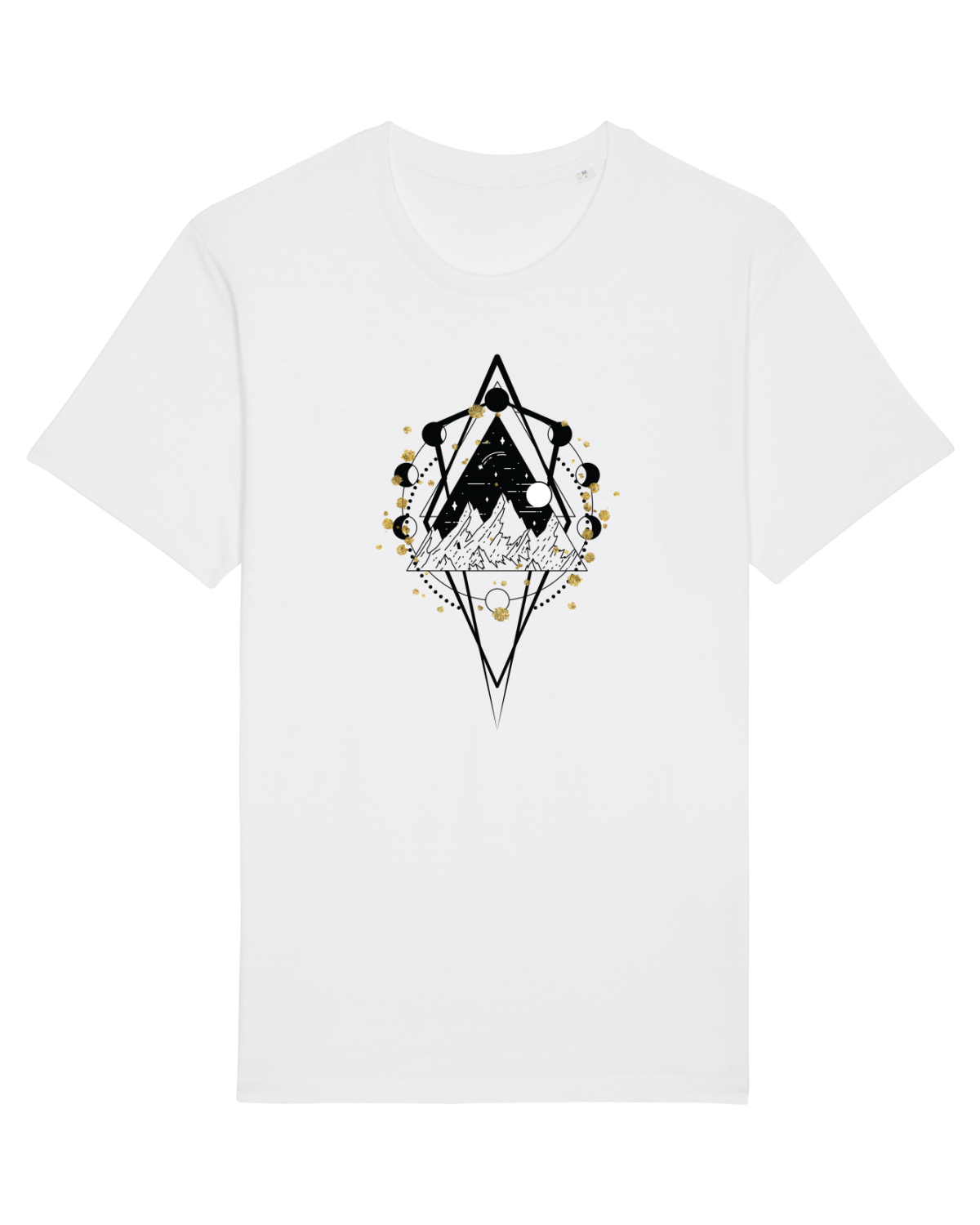 Tricou mânecă scurtă Unisex Rocker White