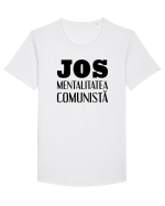 Jos mentalitatea comunista Tricou mânecă scurtă guler larg Bărbat Skater