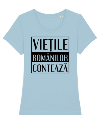Vietile romanilor conteaza Sky Blue