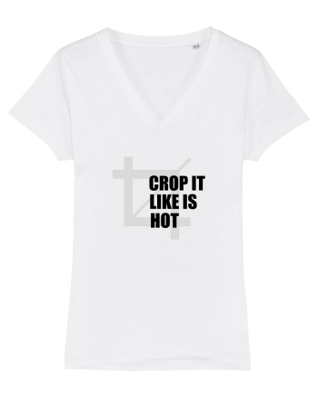 Crop It Like Is Hot White