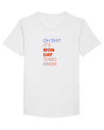Monday Tricou mânecă scurtă guler larg Bărbat Skater