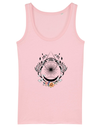 Geometric Floral Cotton Pink