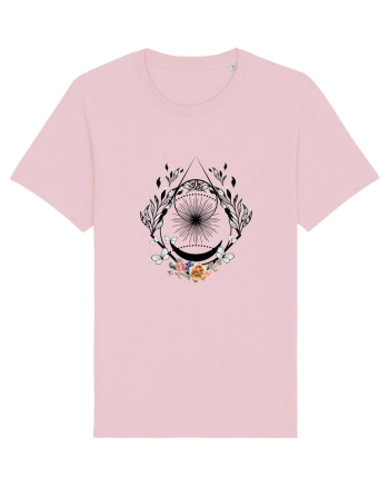Geometric Floral Cotton Pink