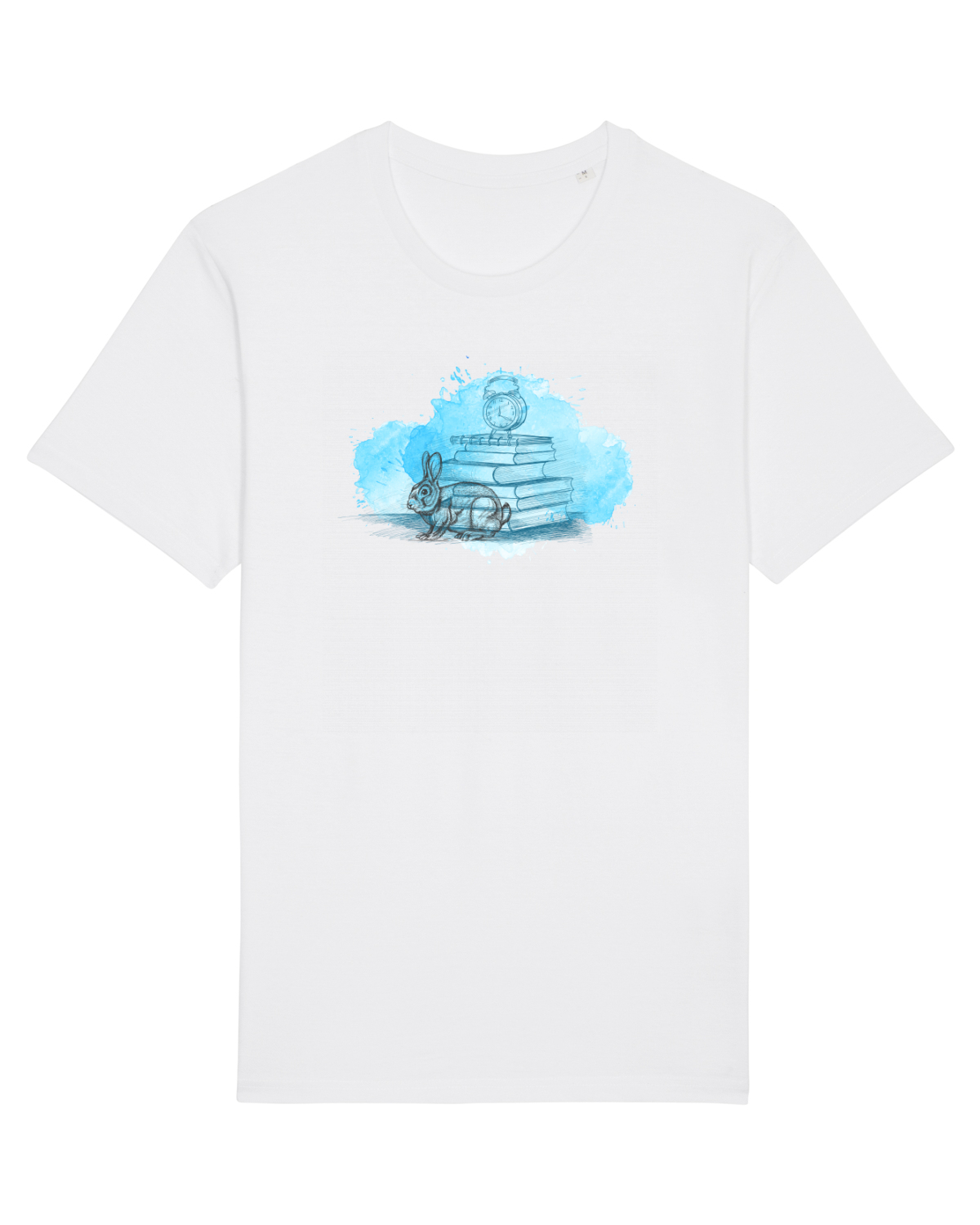Tricou mânecă scurtă Unisex Rocker White