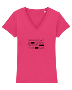 Talented Tricou mânecă scurtă guler V Damă Evoker