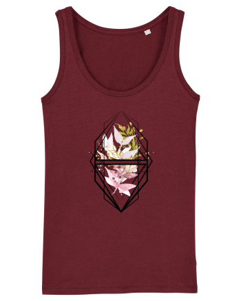 Flori in Geometrie Burgundy