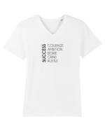 Success Tricou mânecă scurtă guler V Bărbat Presenter