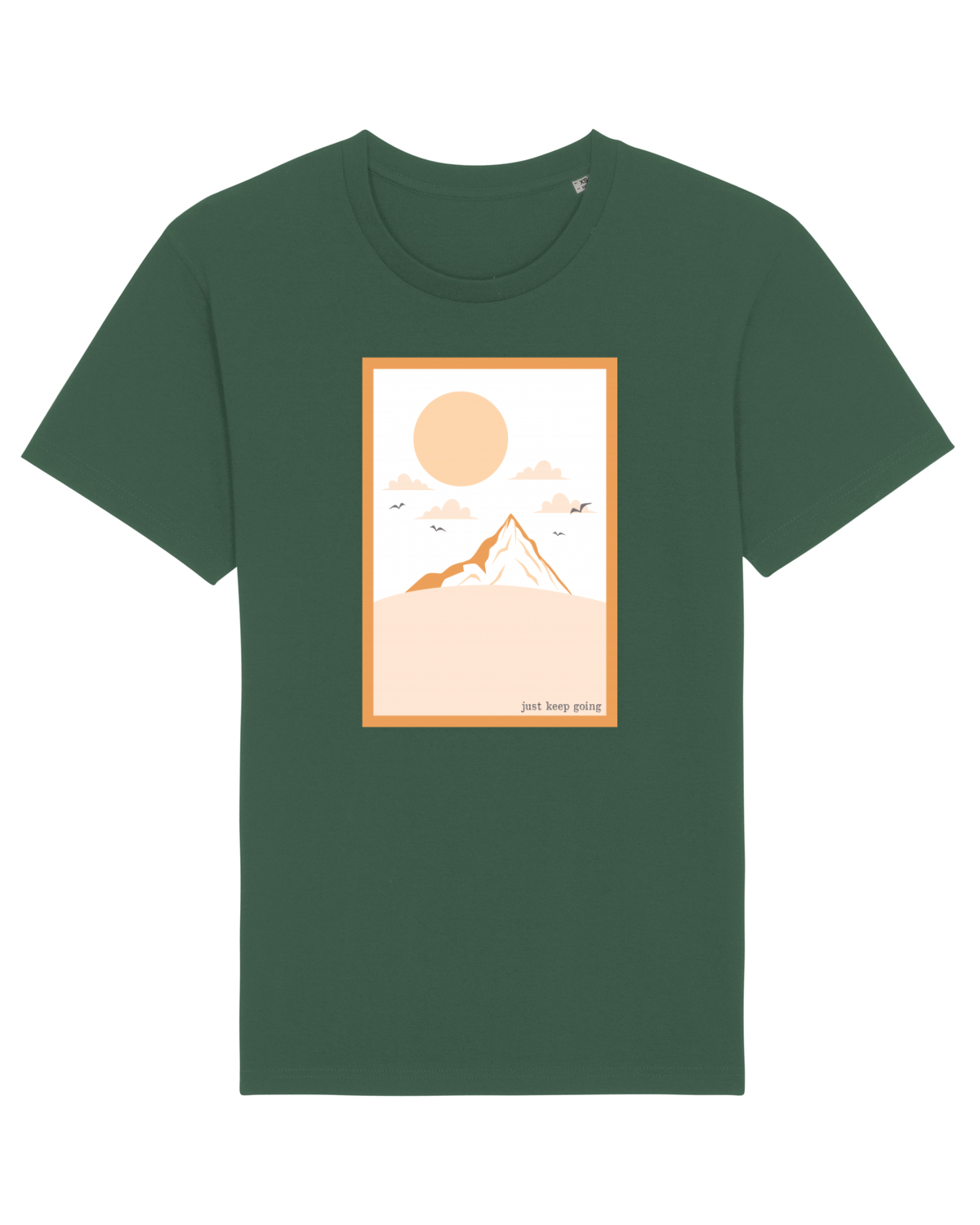 Tricou mânecă scurtă Unisex Rocker Bottle Green