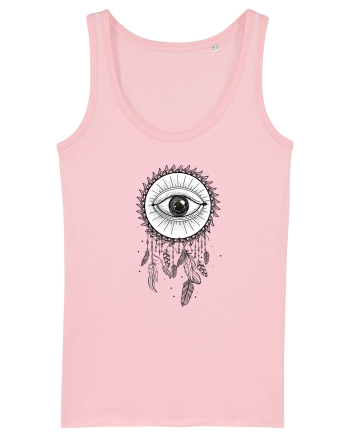 Dreamcatcher cu Ochi Cotton Pink