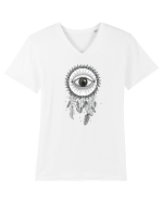 Dreamcatcher cu Ochi Tricou mânecă scurtă guler V Bărbat Presenter
