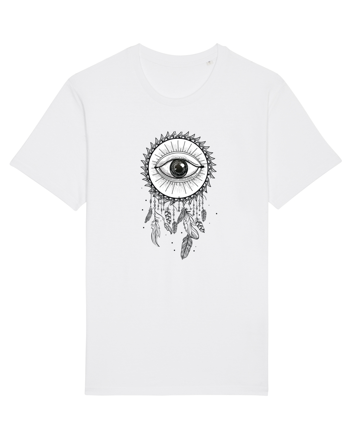 Tricou mânecă scurtă Unisex Rocker White