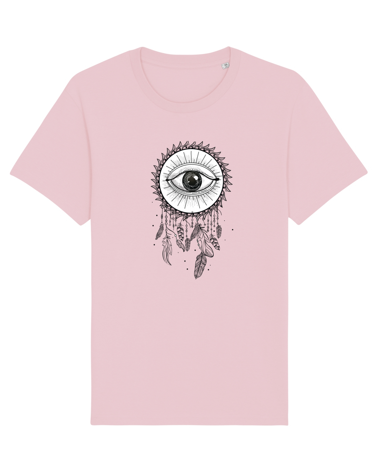 Tricou mânecă scurtă Unisex Rocker Cotton Pink