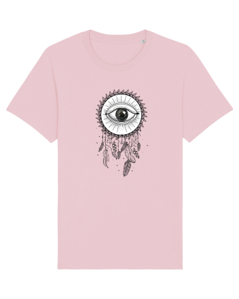 Dreamcatcher cu Ochi Cotton Pink