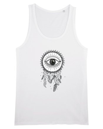 Dreamcatcher cu Ochi White