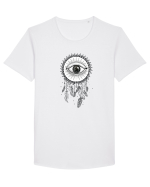 Dreamcatcher cu Ochi Tricou mânecă scurtă guler larg Bărbat Skater