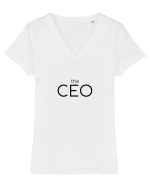 the CEO Tricou mânecă scurtă guler V Damă Evoker