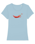 chillin Tricou mânecă scurtă guler larg fitted Damă Expresser