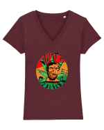 what`s up Tricou mânecă scurtă guler V Damă Evoker