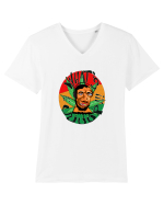 what`s up Tricou mânecă scurtă guler V Bărbat Presenter