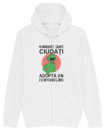 Adopta un extraterestru Hanorac cu fermoar Unisex Connector
