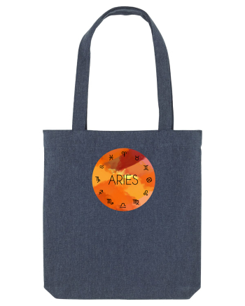 Aries Astrological Sign/BERBEC/Zodiac Midnight Blue