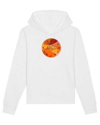 Aries Astrological Sign/BERBEC/Zodiac White