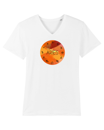 Aries Astrological Sign/BERBEC/Zodiac White