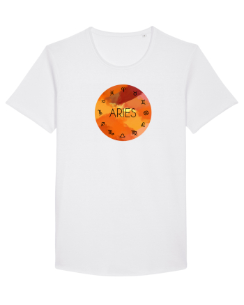 Aries Astrological Sign/BERBEC/Zodiac White