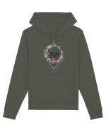 Craniu Floral Hanorac Unisex Drummer