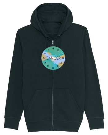 Cancer Astrological Sign/RAC/Zodiac Black