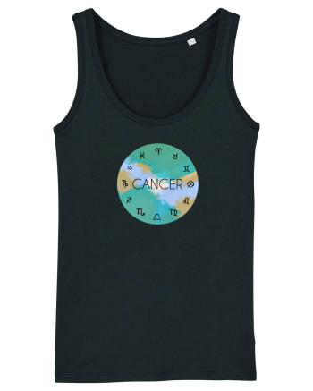 Cancer Astrological Sign/RAC/Zodiac Black