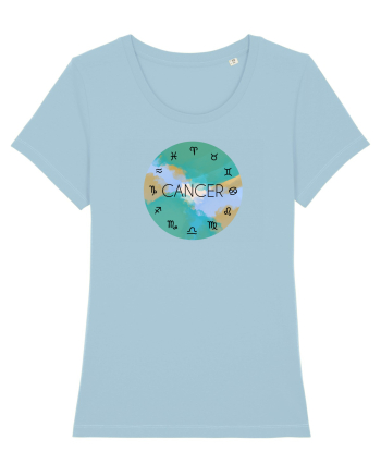 Cancer Astrological Sign/RAC/Zodiac Sky Blue