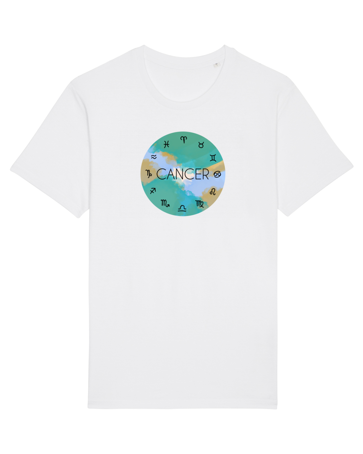 Tricou mânecă scurtă Unisex Rocker White