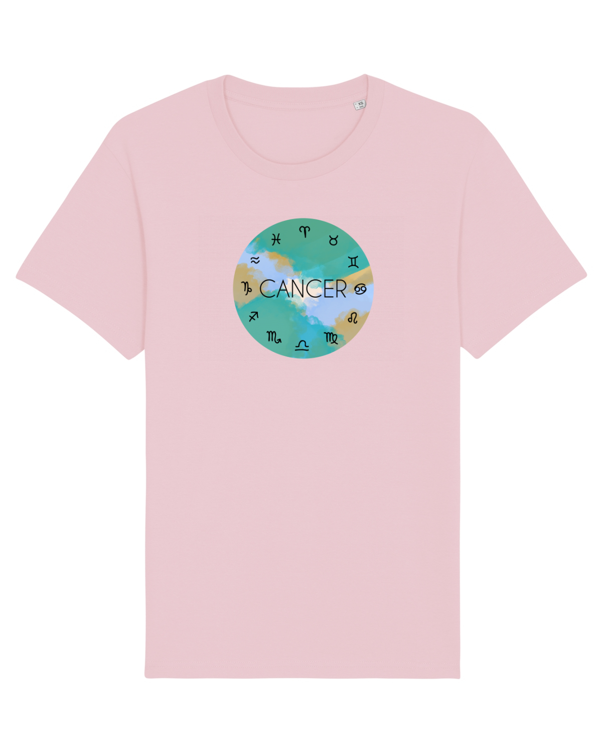 Tricou mânecă scurtă Unisex Rocker Cotton Pink