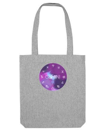Gemini Astrological Sign/GEMENI/Zodiac Heather Grey