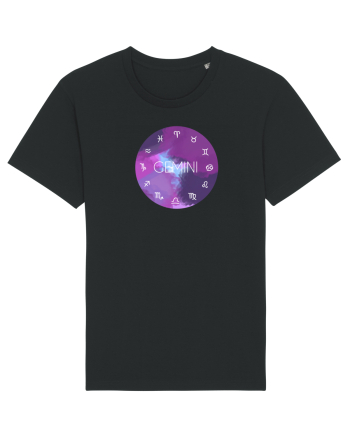 Gemini Astrological Sign/GEMENI/Zodiac Black