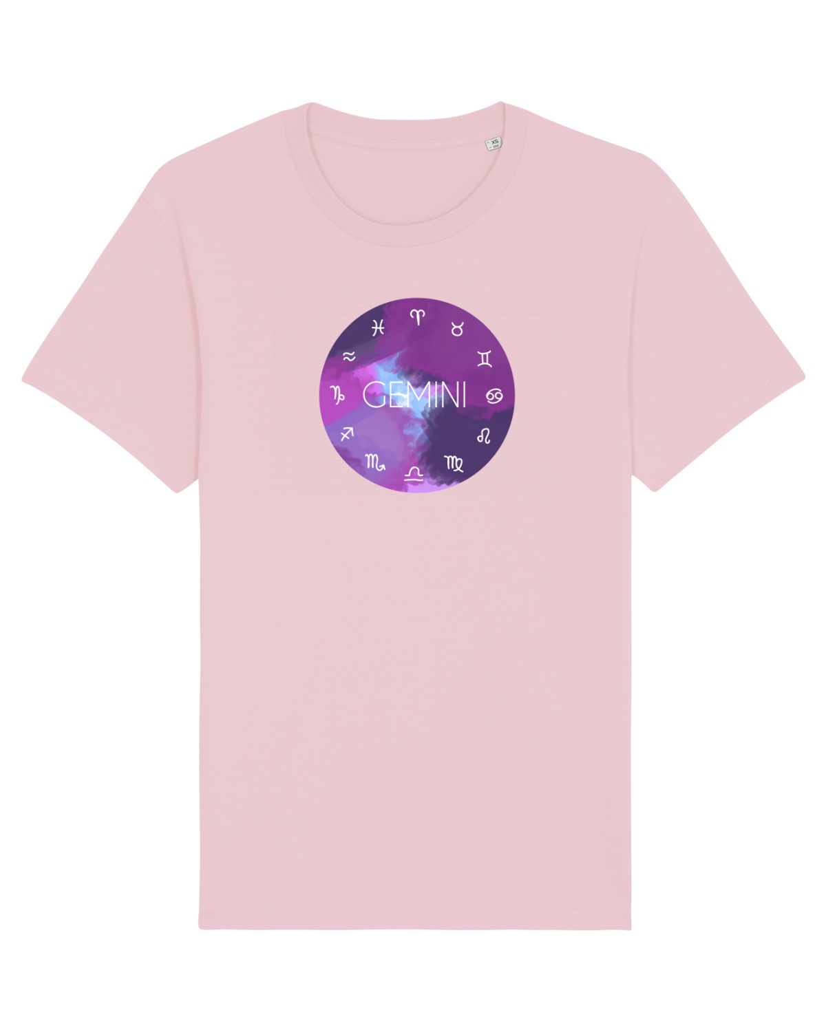 Tricou mânecă scurtă Unisex Rocker Cotton Pink