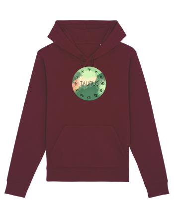 Taurus Astrological Sign/TAUR/Zodiac Burgundy