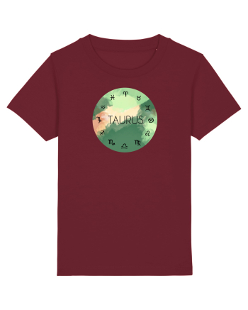 Taurus Astrological Sign/TAUR/Zodiac Burgundy